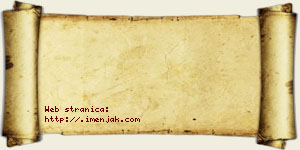 Aksentije Ržaničanin vizit kartica